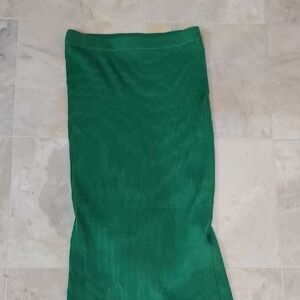 Olive & Oak Vibrant Green Pencil Skirt